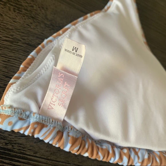 EUC Victorias Secret Tan Boho Triangle String Bikini - Picture 4 of 6